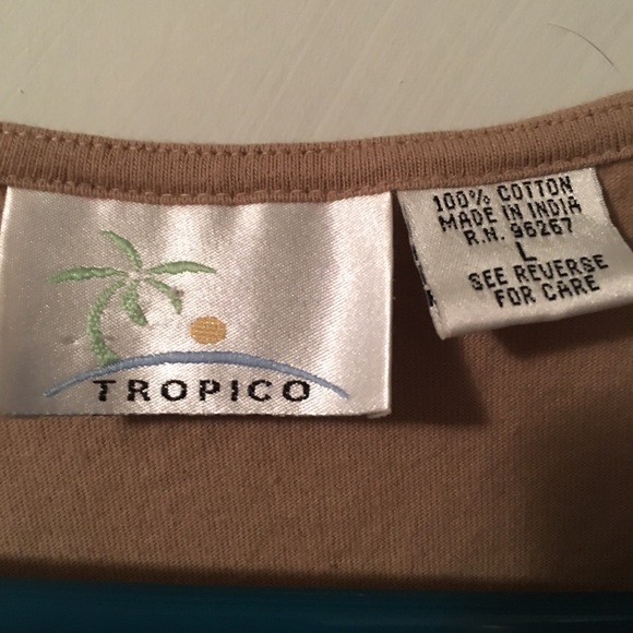 Woman’s Tropico short sleeve shirt size Large - Picture 3 of 6